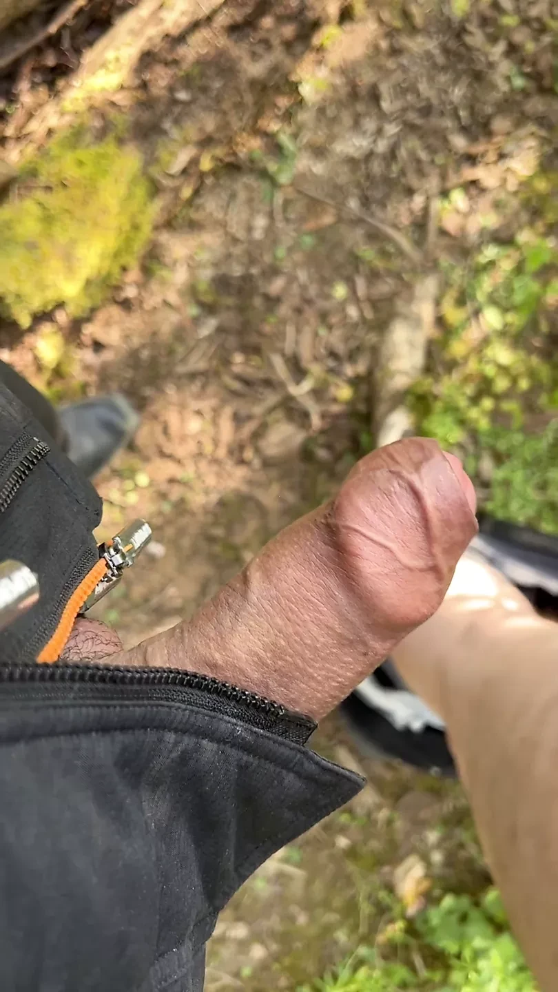 Another married men left his wife to have my dick in the woods
