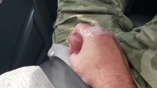 CAR JERKING CUMPILATION! BBC and bear jerk each other off in cars!