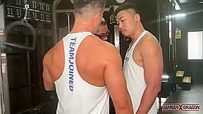 Damian Dragon Enjoys Group Sex With His Muscular Gym Buddy