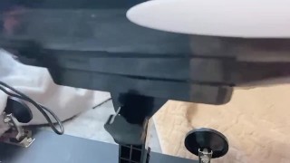 【激しいピストン】自動ピストン機でイケメン社会人のアナルがおかしくなる