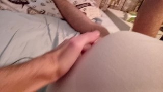 Taking off my white briefs then fingering my tight asshole with lots of moaning