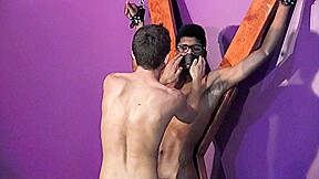 Teasing His Big Captive Penis – DJ & CJ Connors