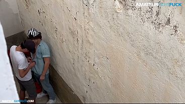 Young amateur couple caught fucking in the street… so damn real!