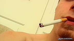 BoysSmoking: Billy Da Kidd Hauls Hard On Mulitple Cigs While Jacking His Load