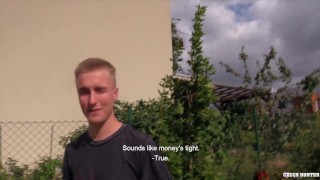 CZECH HUNTER 476 – Blonde Euro Jock Gets Some Good Money For Raw Sex
