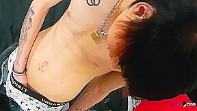 HomoEmo: Hot Emo Lewis Romeo Bares It All In His Hot Solo Masturbation