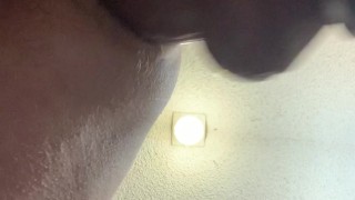 Huge dildo pegging