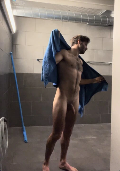 I go caught masturbating in the public shower
