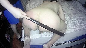 Old Masochist Guy Asked His Friends Step son To Spank Him Hd