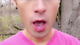 Twink found 6 used condoms by 4 straight friends – cum eat then put in ass